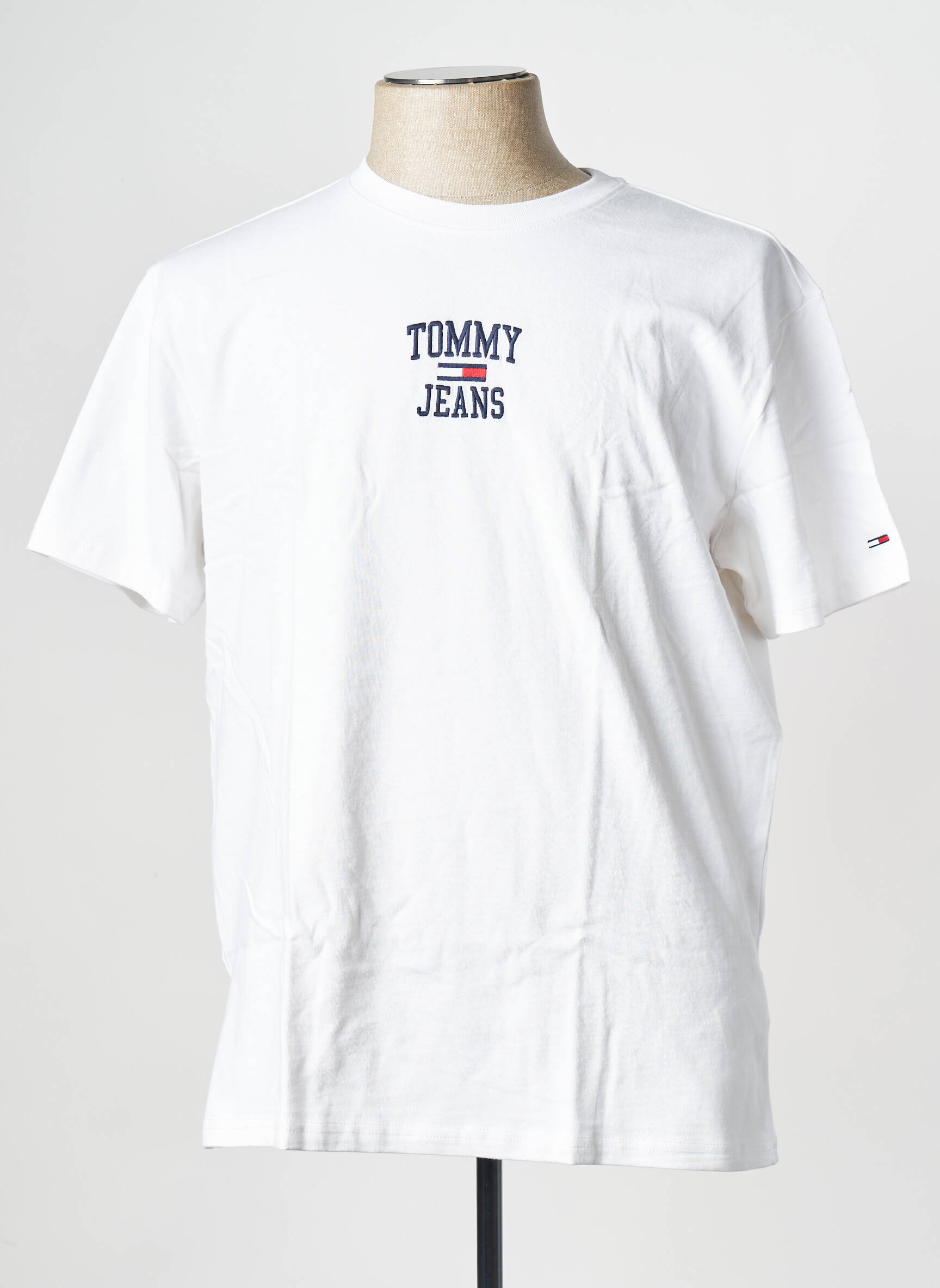 T-marškinys apvalus kaklas baltas TOMMY HILFIGER vyras