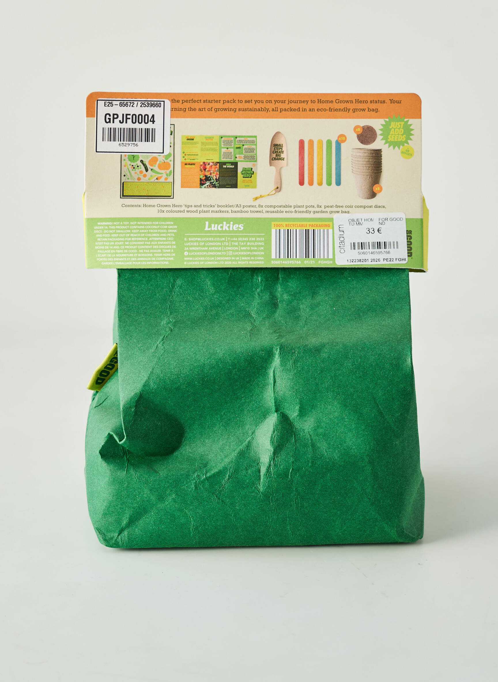 Įvairūs namų produktai žalias FOR GOOD unisexas