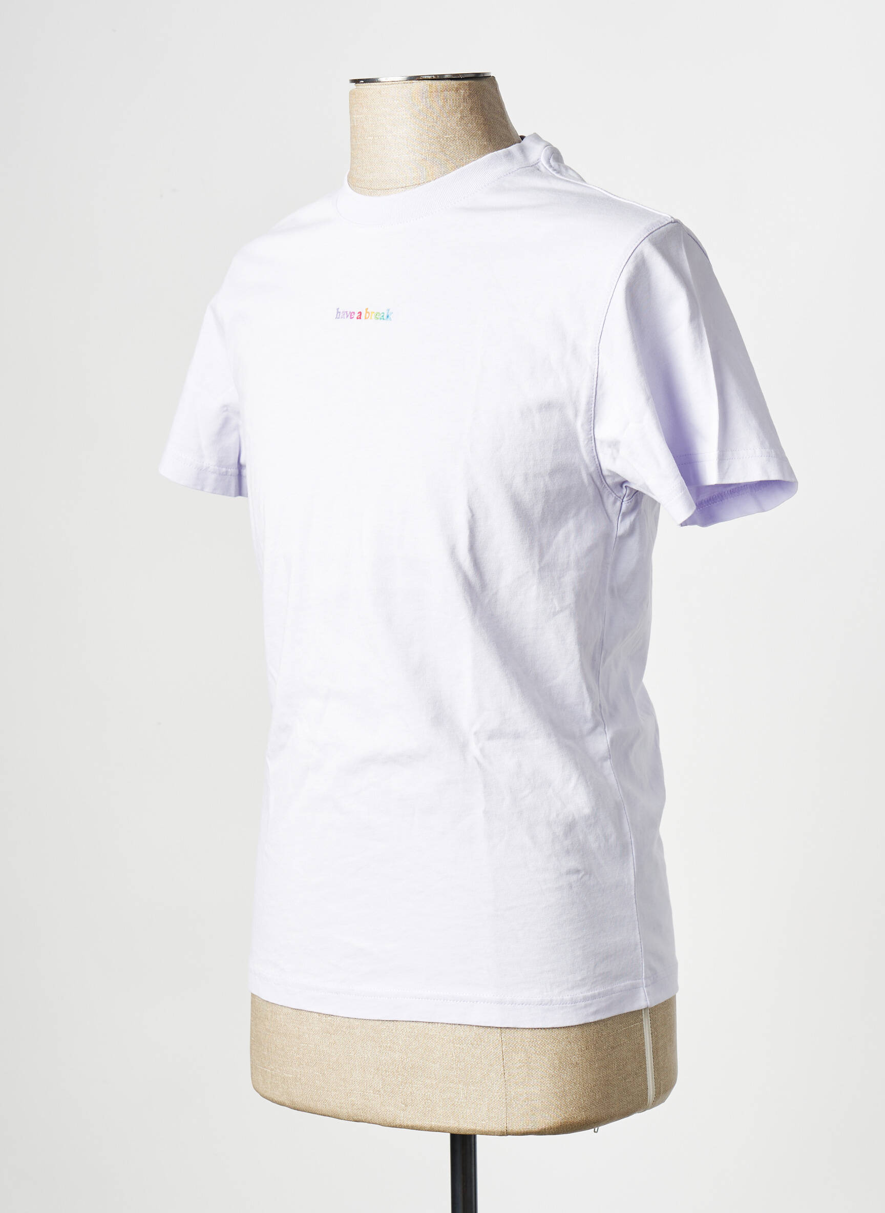 T-marškinys violetinis MAISON LABICHE moteris
