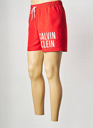 Maudymosi šortas raudona CALVIN KLEIN vyras