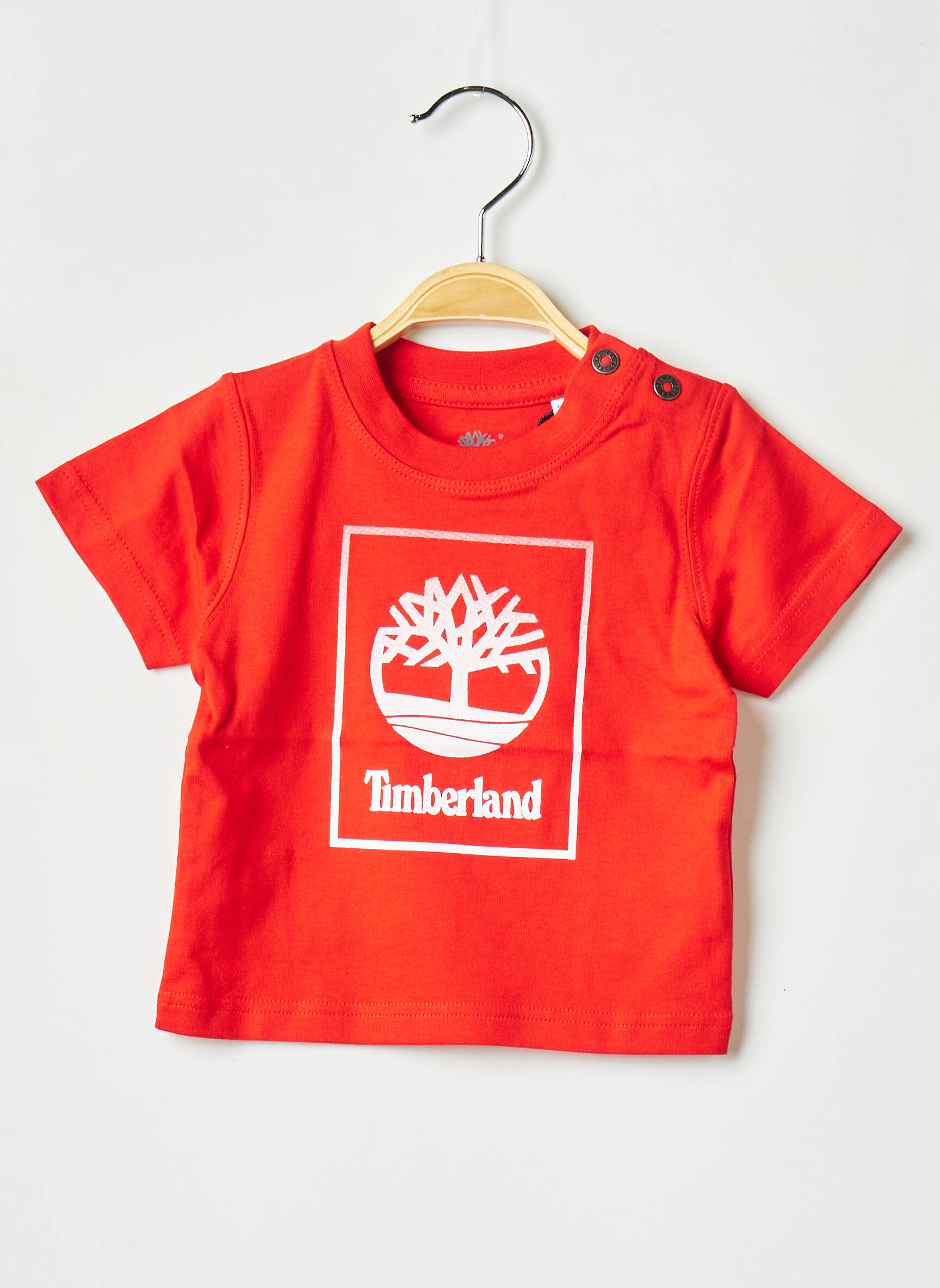 T-marškinys apvalus kaklas oranžinė TIMBERLAND berniukas
