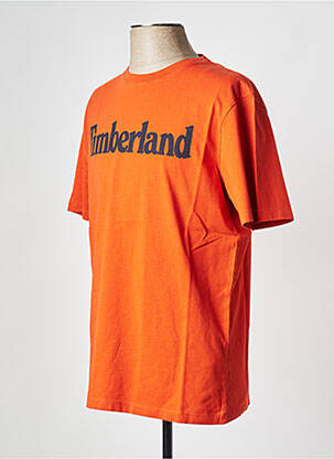 T-marškinys apvalus kaklas rudas TIMBERLAND vyras