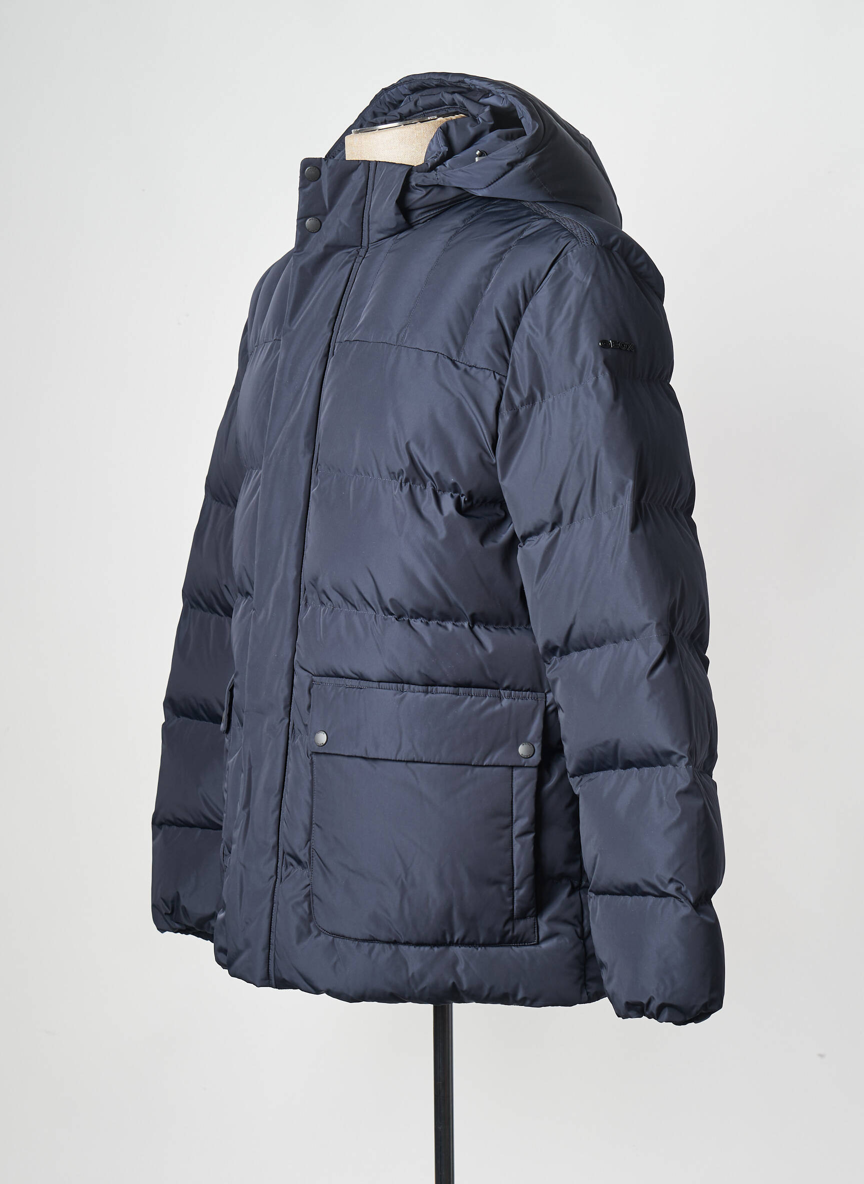 Parka aukšta apykaklė mėlyna GEOX vyras