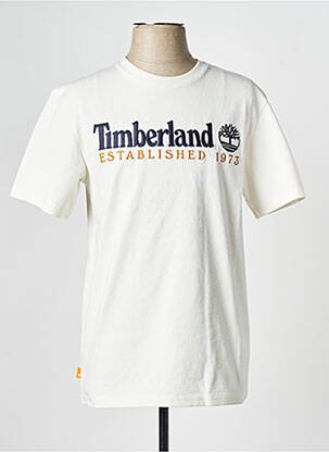 T-marškinys apvalus kaklas baltas TIMBERLAND vyras