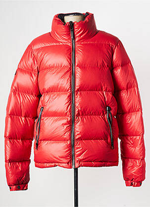 Pūkinė striukė raudona SUPERDRY vyras