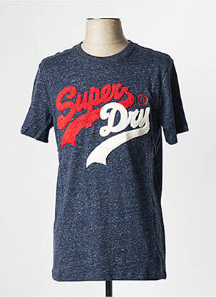 T-marškinys mėlyna SUPERDRY vyras