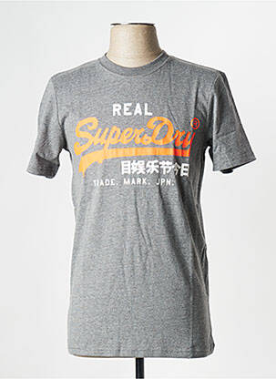 T-marškinys pilka SUPERDRY vyras