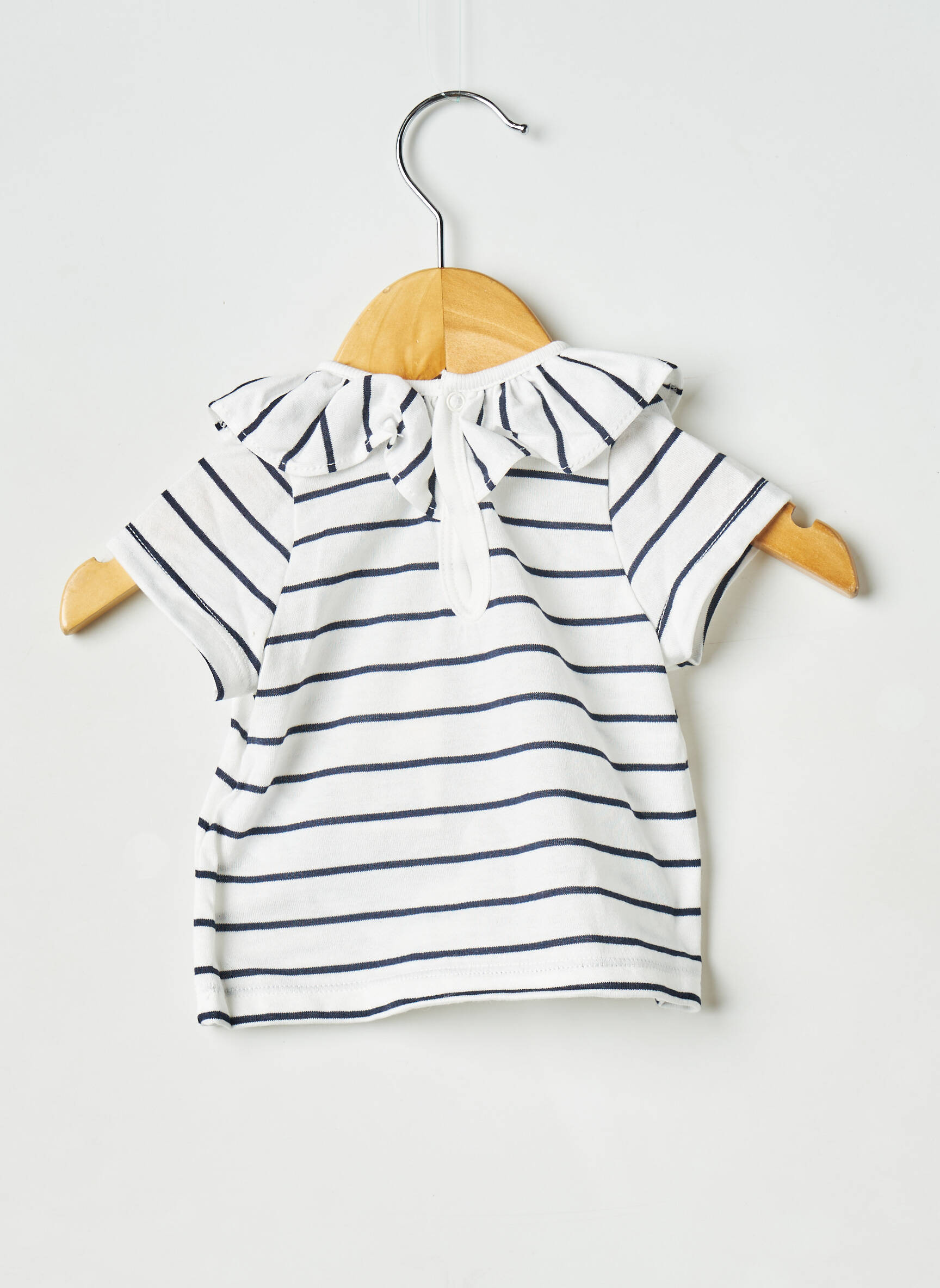 Viršūnė col claudine baltas PETIT BATEAU mergina