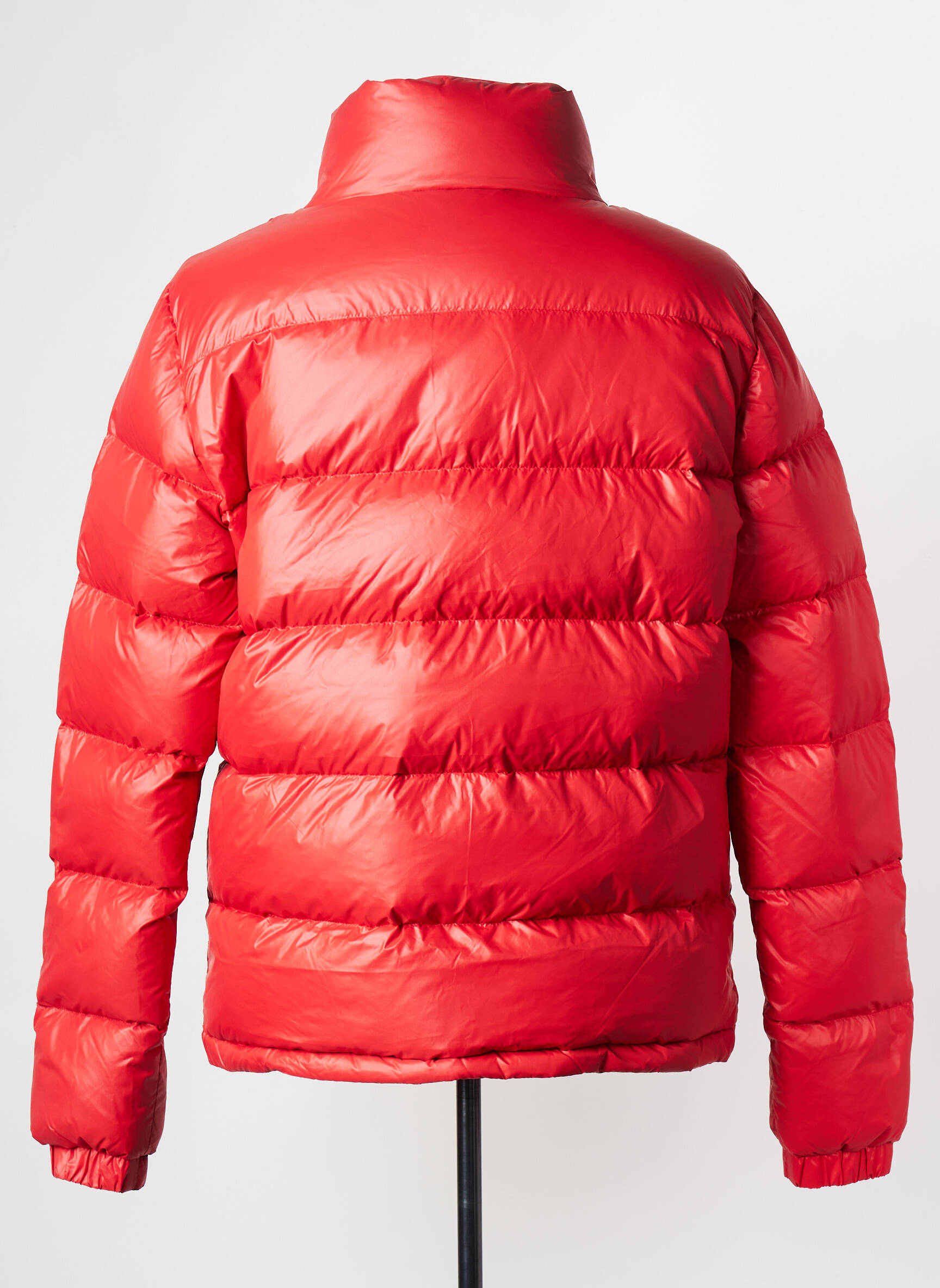 Pūkinė striukė raudona SUPERDRY vyras
