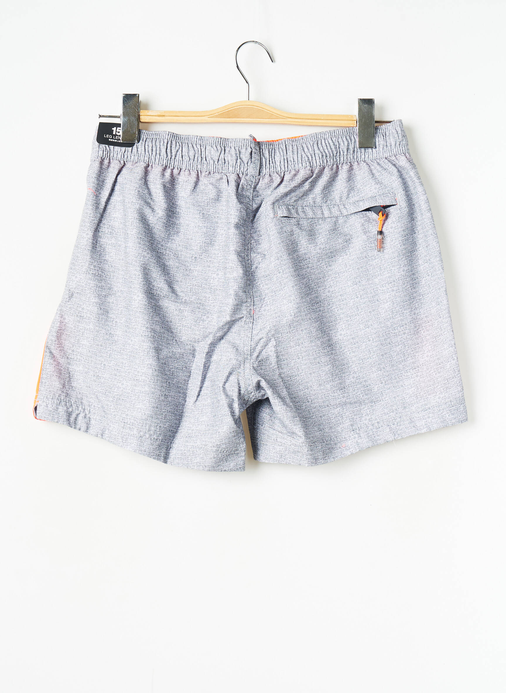 Maudymosi šortas pilka SUPERDRY vyras