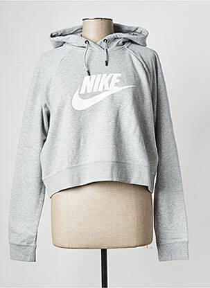Kapišonas pilka NIKE moteris