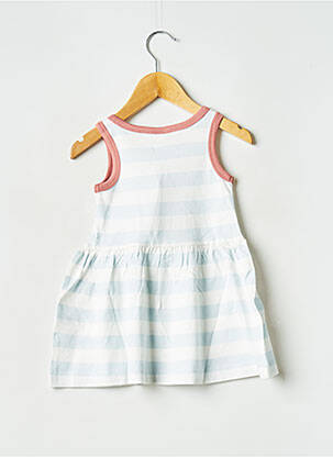 Pusilgių suknelė apvalus kaklas mėlyna PETIT BATEAU mergina