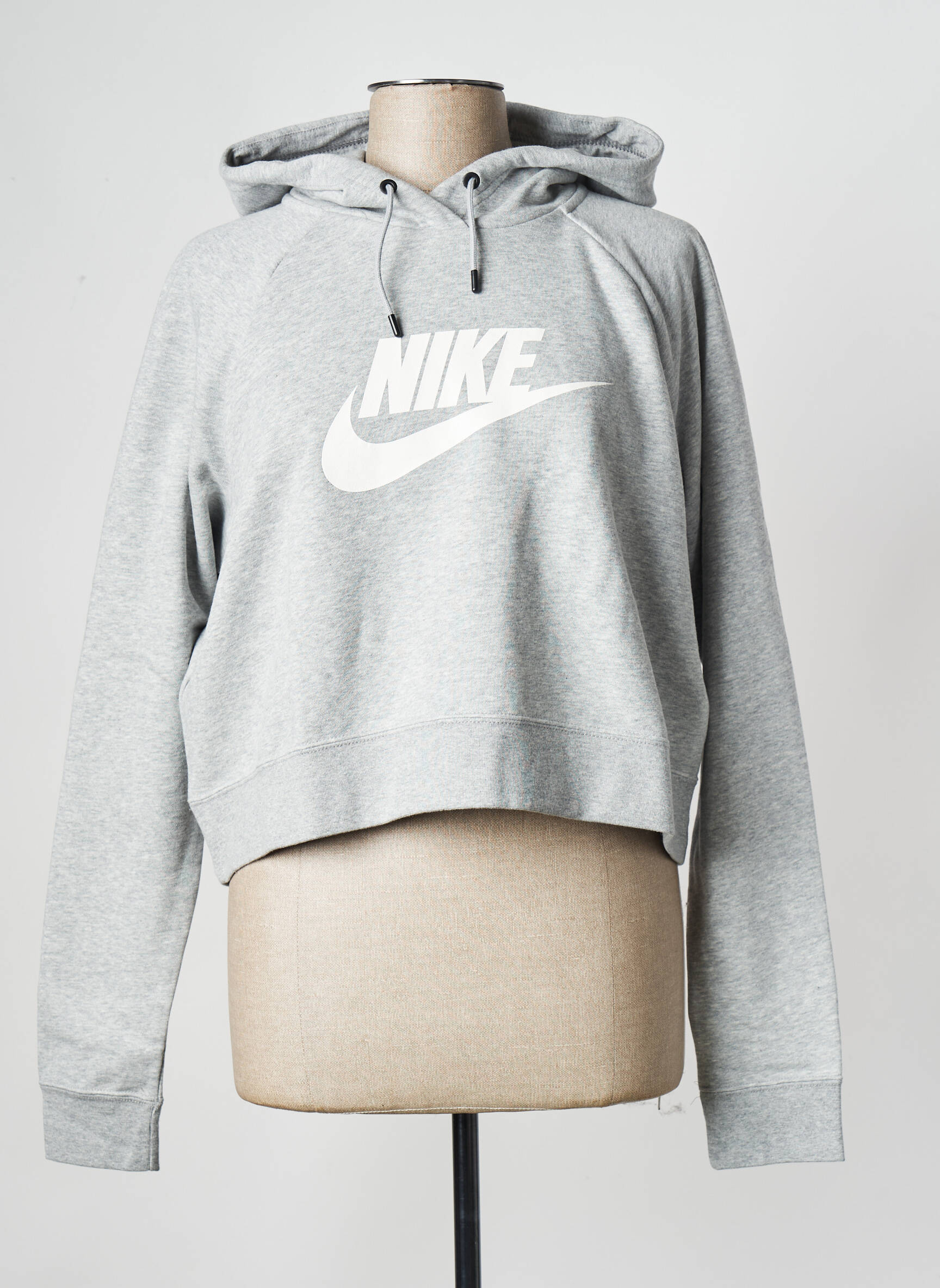 Kapišonas pilka NIKE moteris