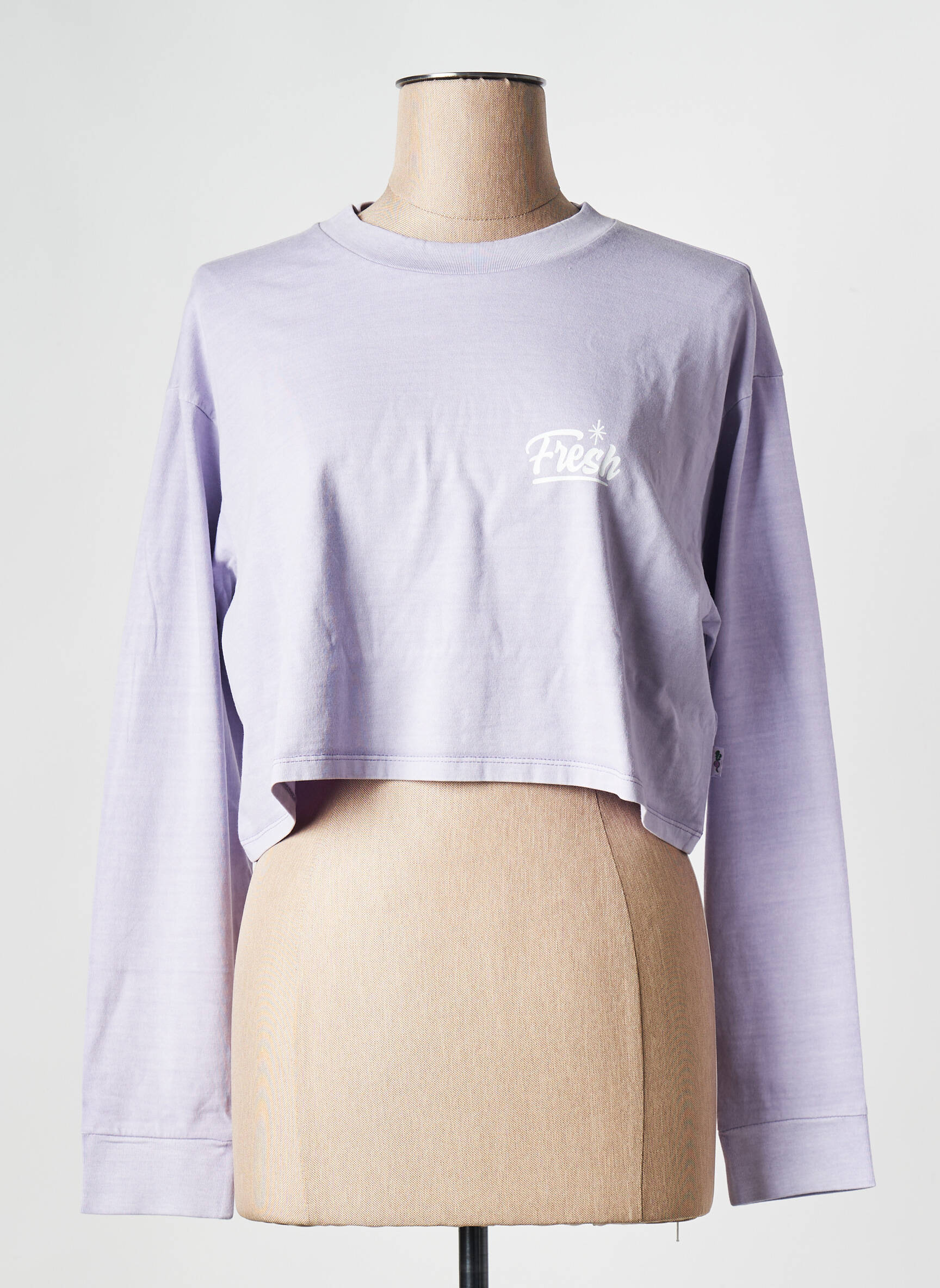 T-marškinys violetinis LEVI'S moteris