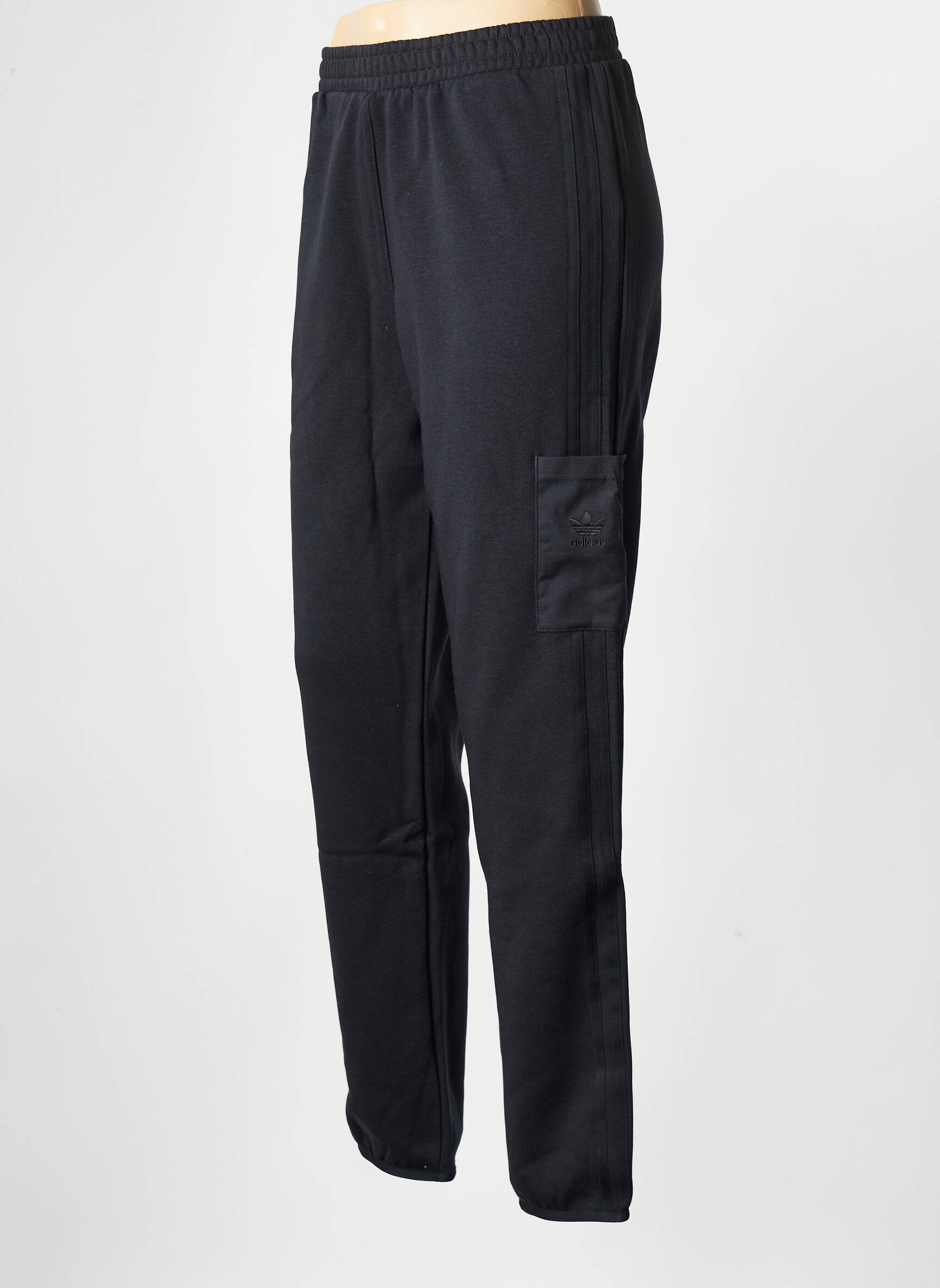 Joggins juodas ADIDAS moteris