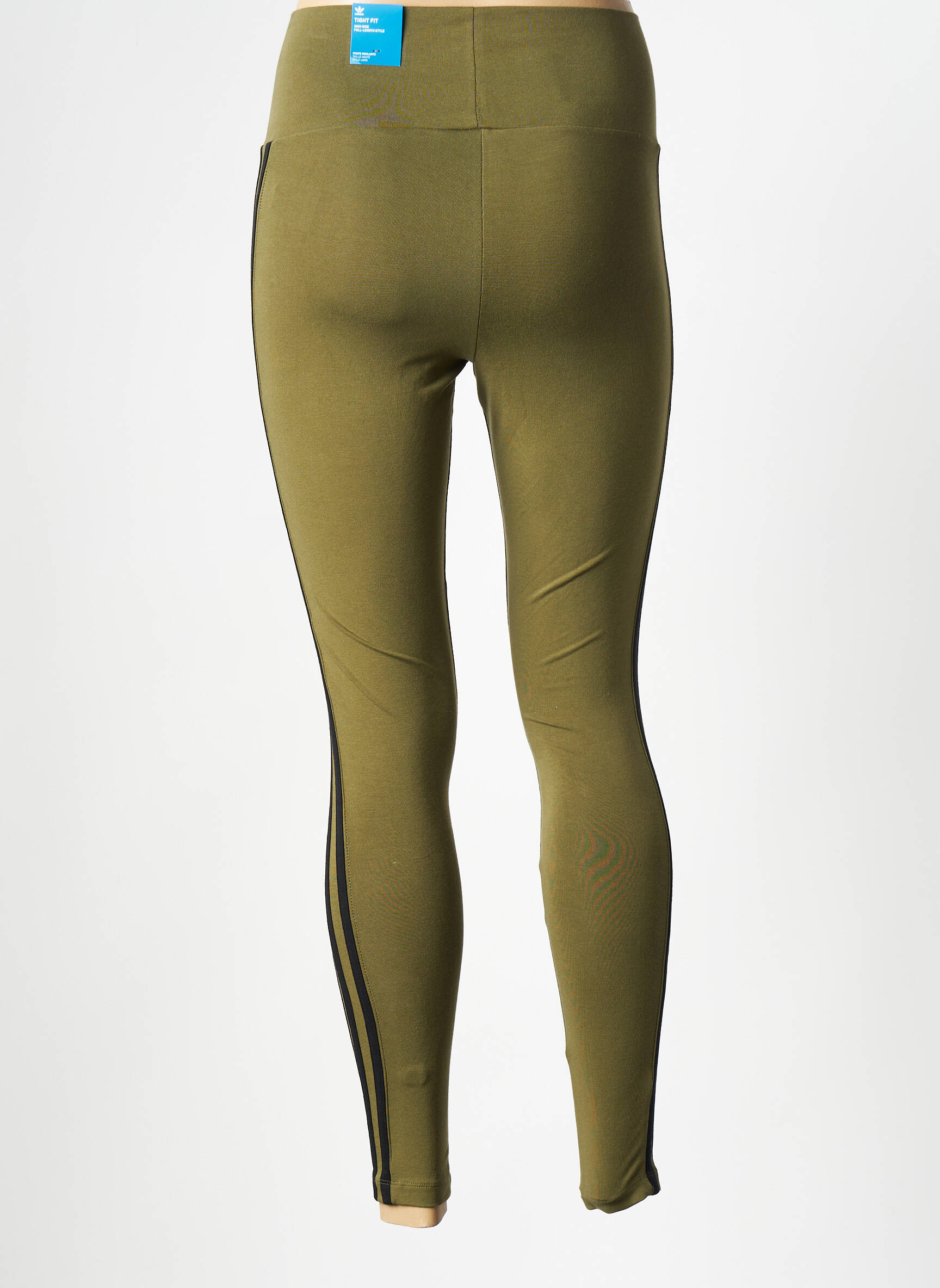 Legingas multisporto sportas kaki ADIDAS moteris