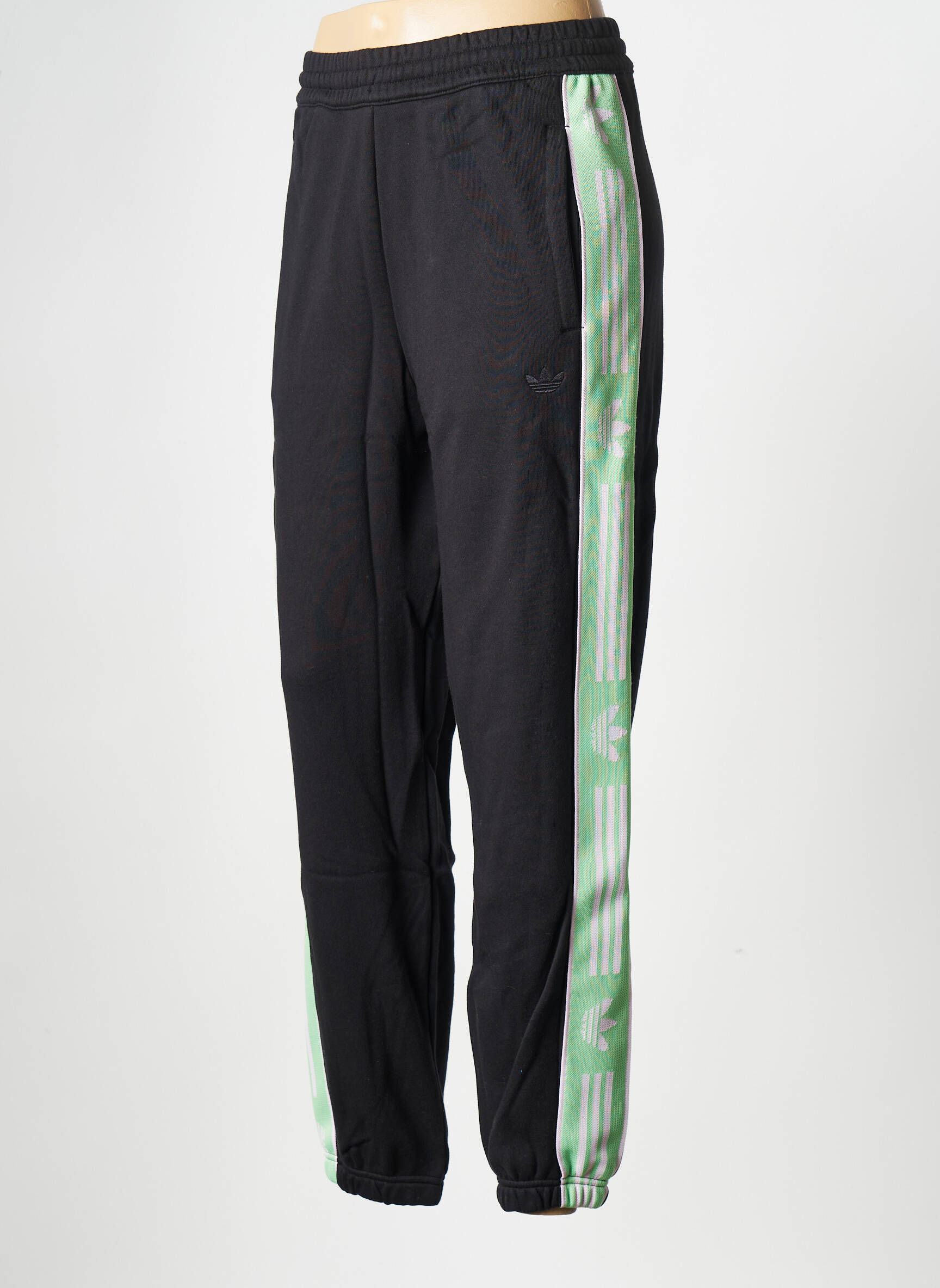 Joggins juodas ADIDAS moteris