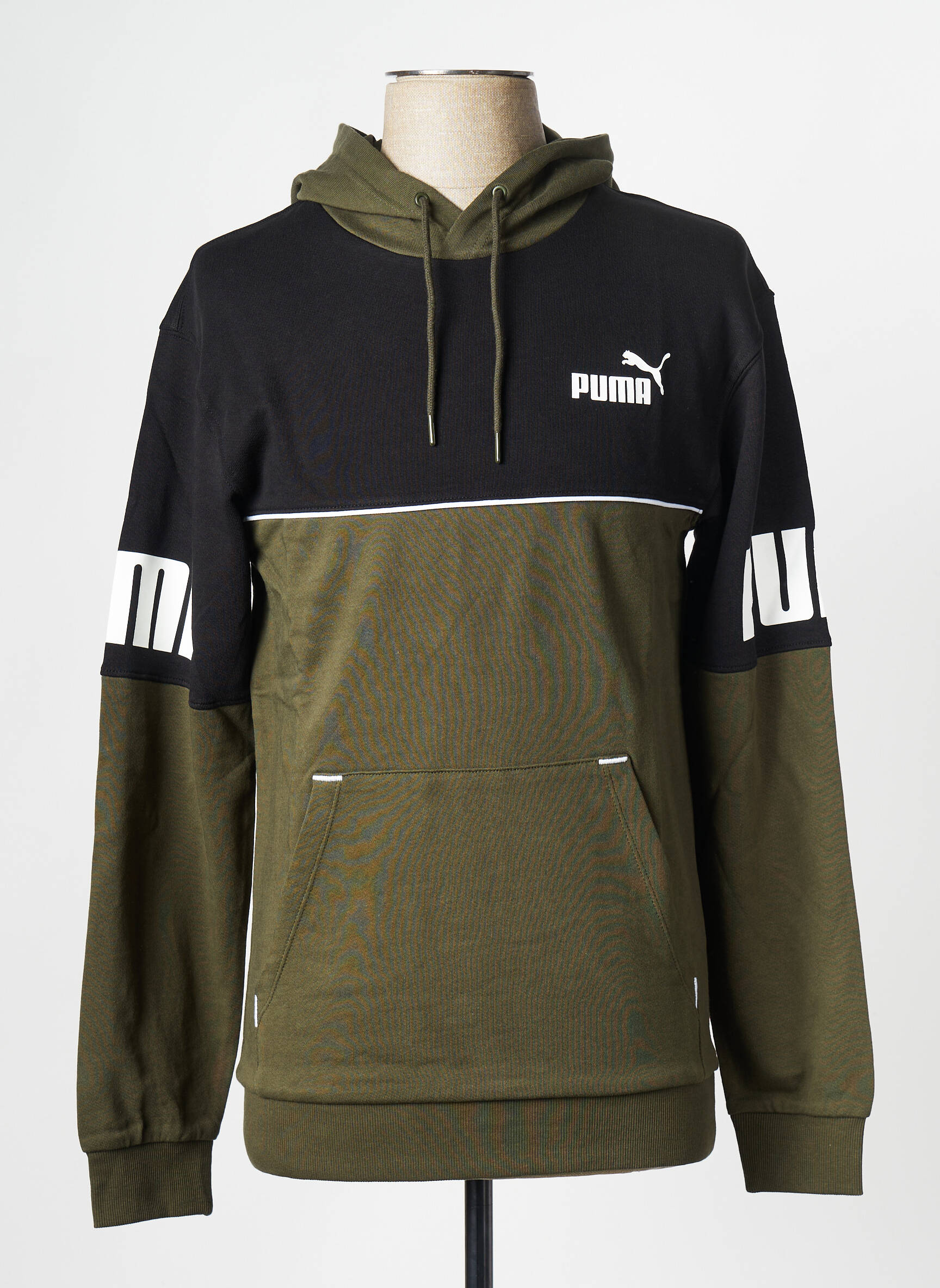 Kapišonas apvalus kaklas žalias PUMA vyras