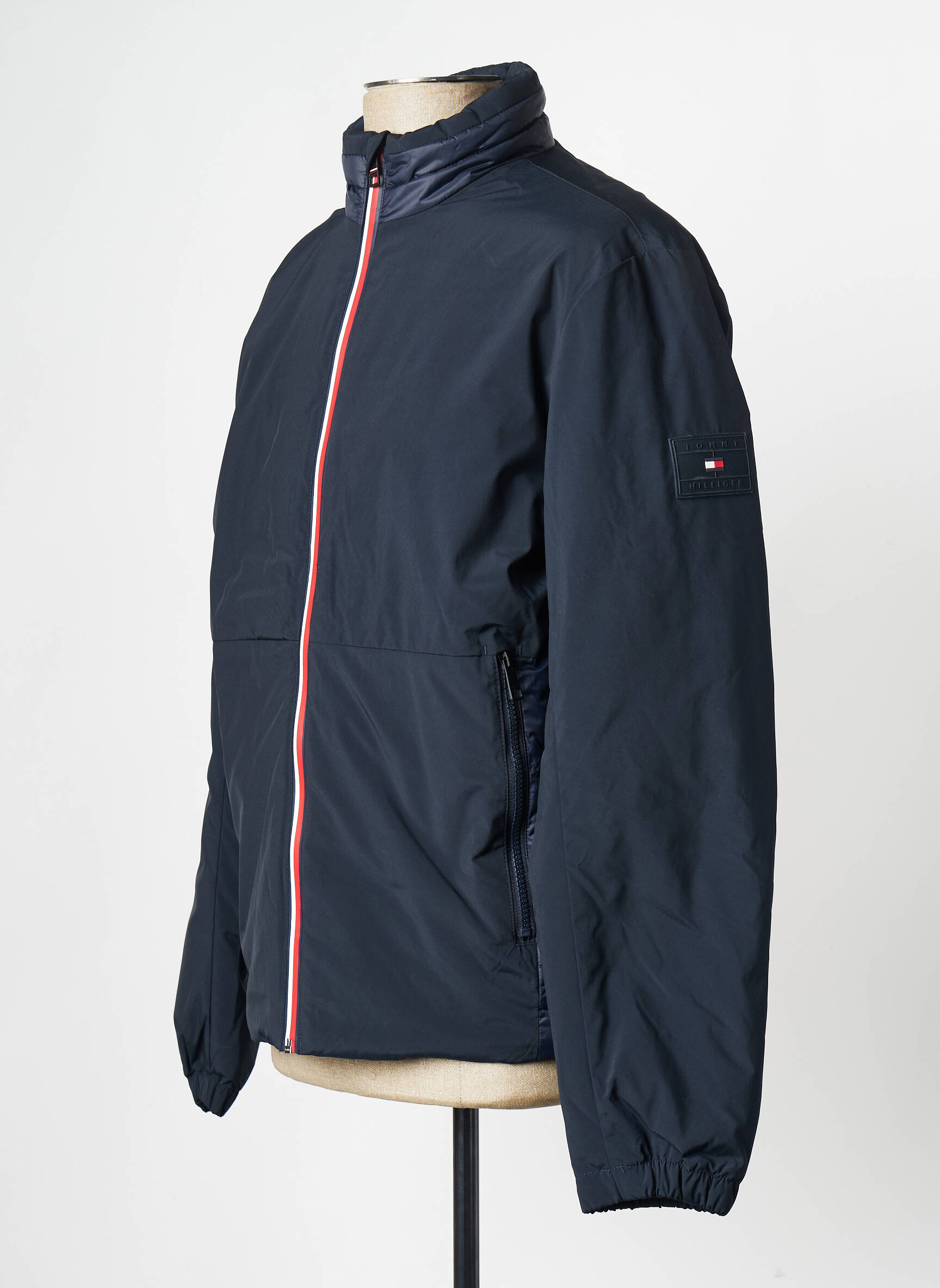 Kasdienis švarkas aukšta apykaklė mėlyna TOMMY HILFIGER vyras