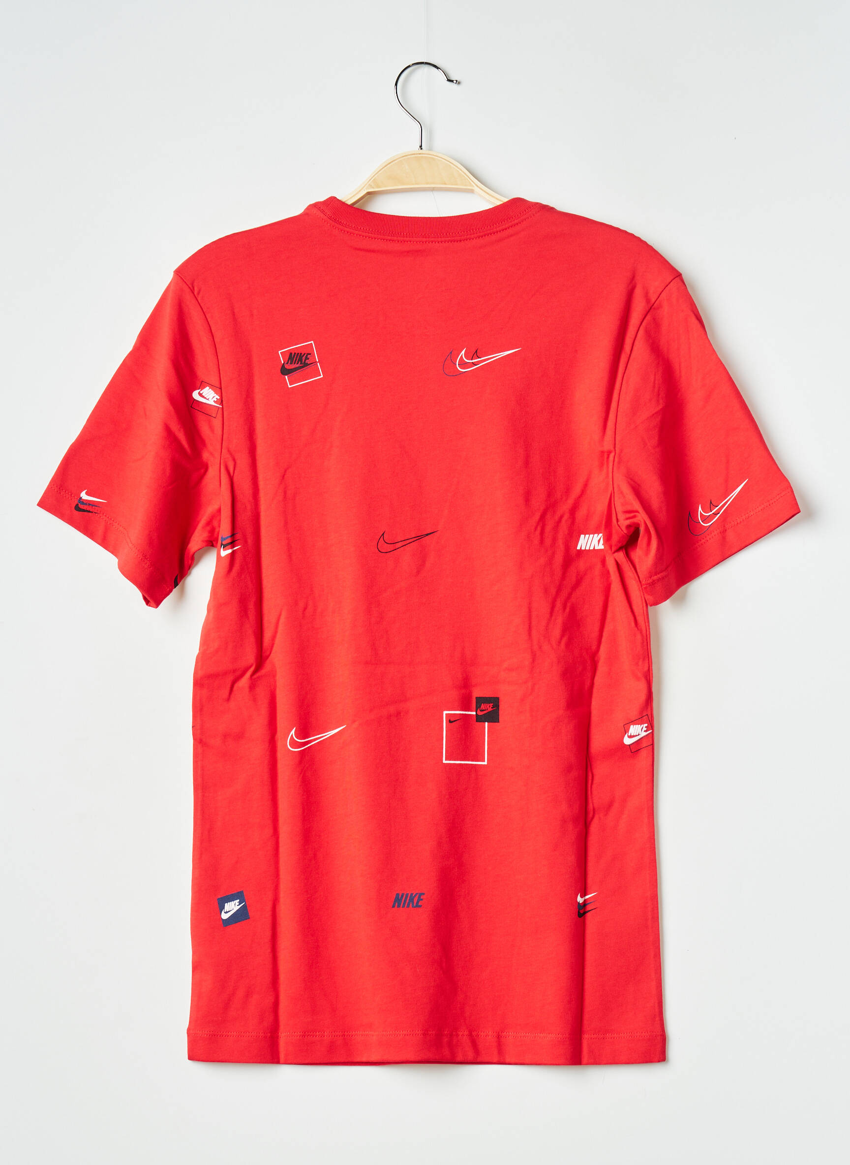 T-marškinys raudona NIKE vyras