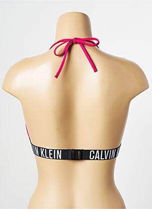 Maudymosi viršūnė rožinė CALVIN KLEIN moteris