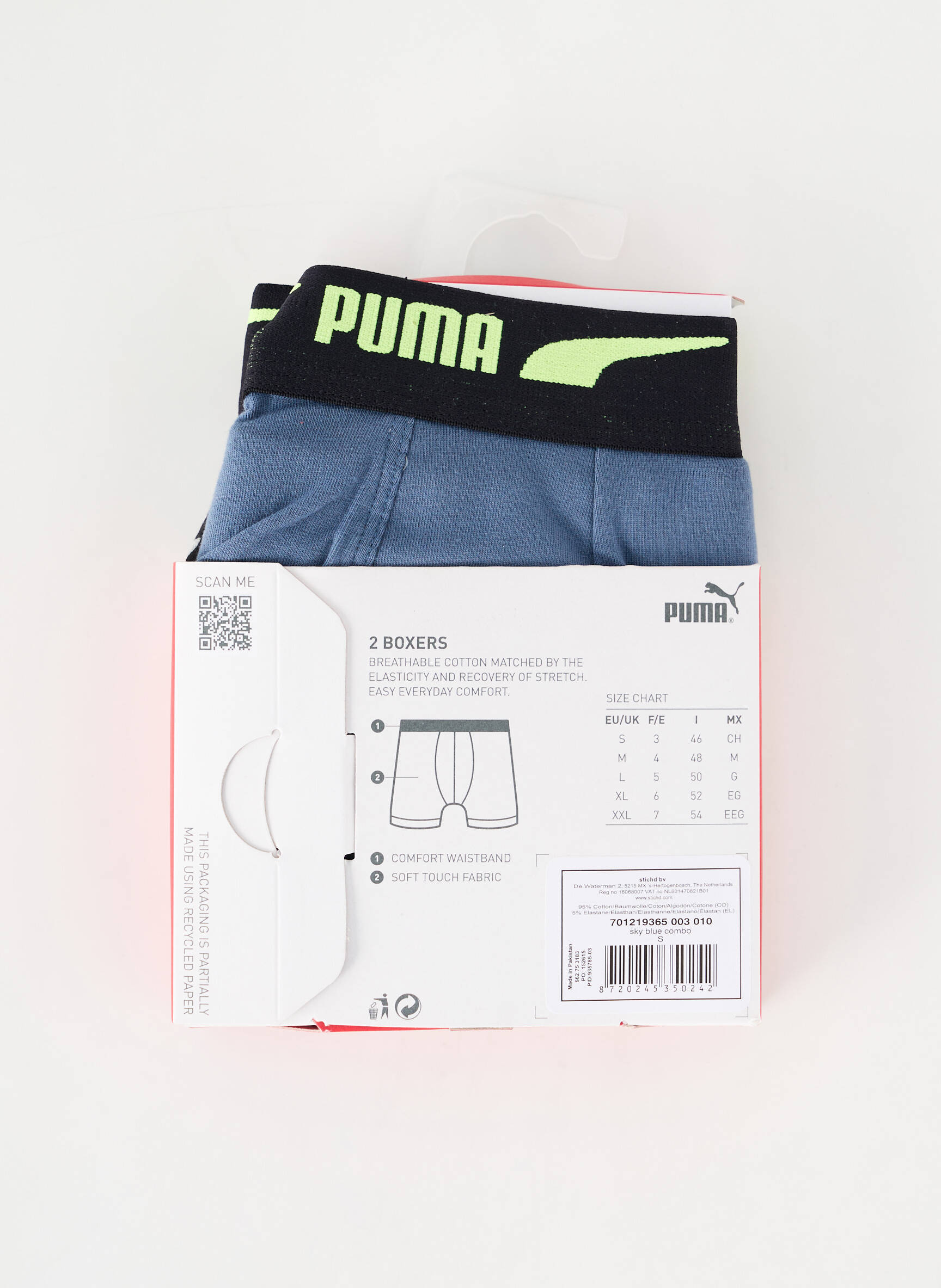 Bokseris mėlyna PUMA vyras