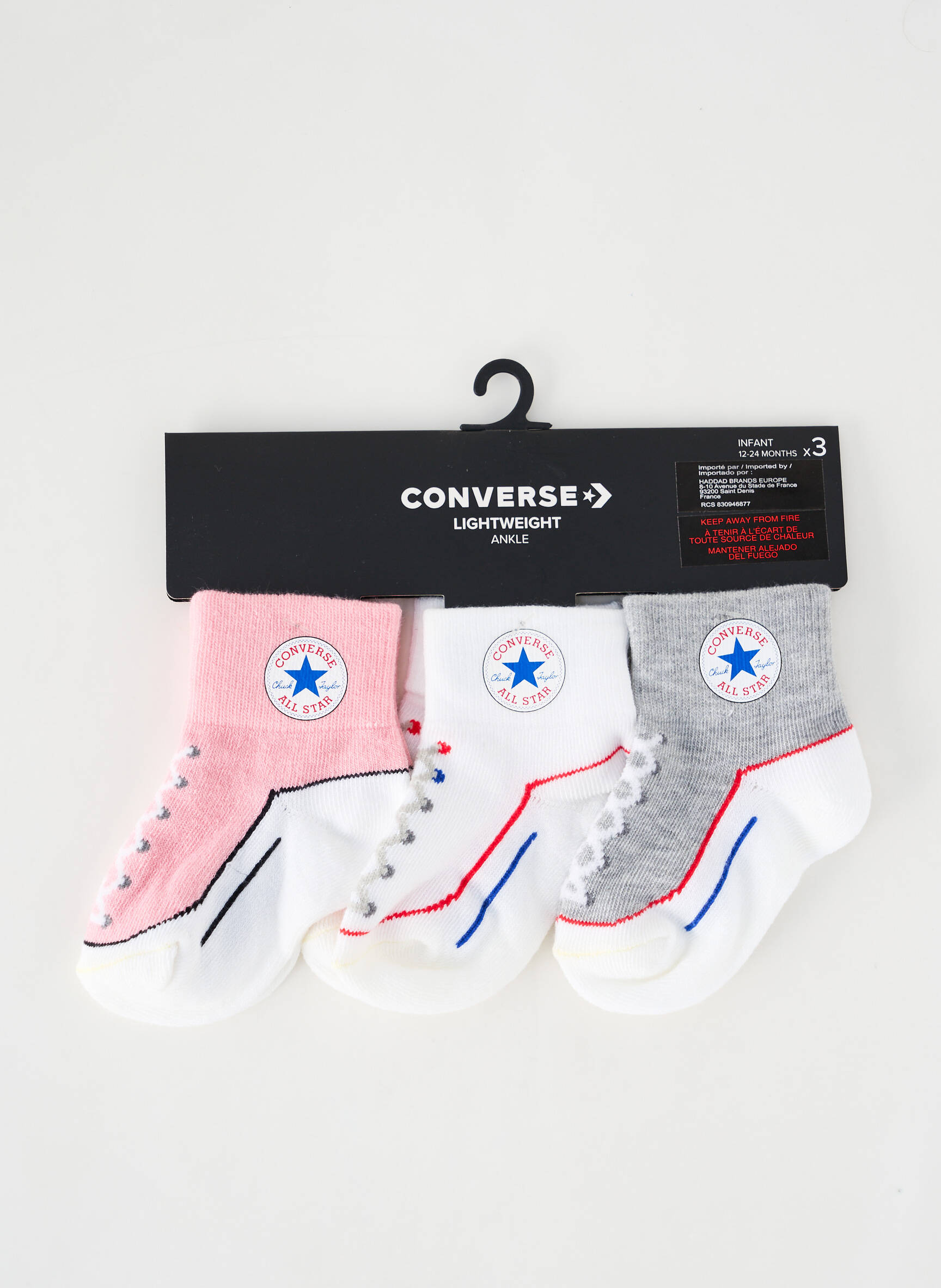 Kojinės daugiaspalvis CONVERSE vaikas