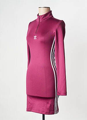 Trumpa suknelė raudona ADIDAS moteris