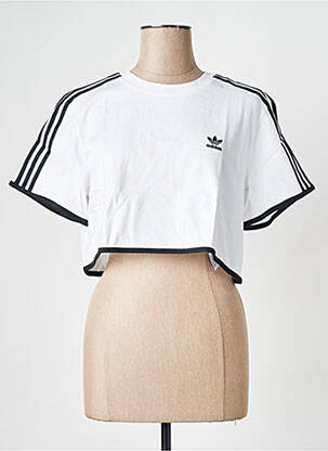 T-marškinys baltas ADIDAS moteris