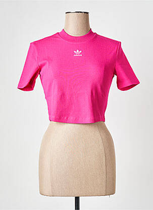 T-marškinys rožinė ADIDAS moteris