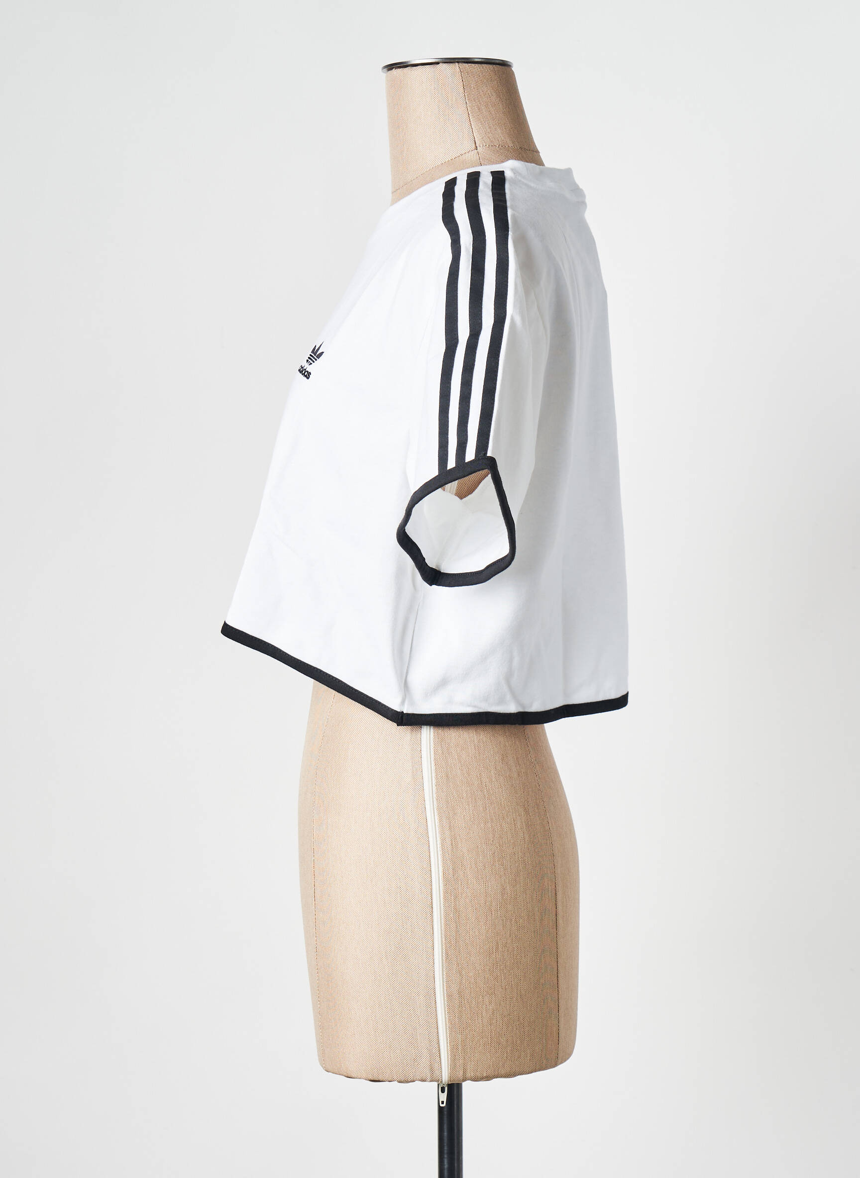 T-marškinys baltas ADIDAS moteris