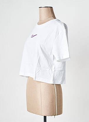 T-marškinys baltas NIKE moteris