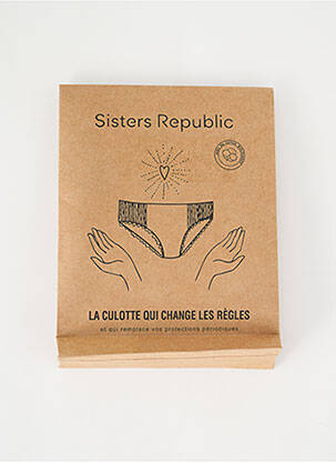 Menstruacinė kelnaitė juodas SISTERS REPUBLIC moteris