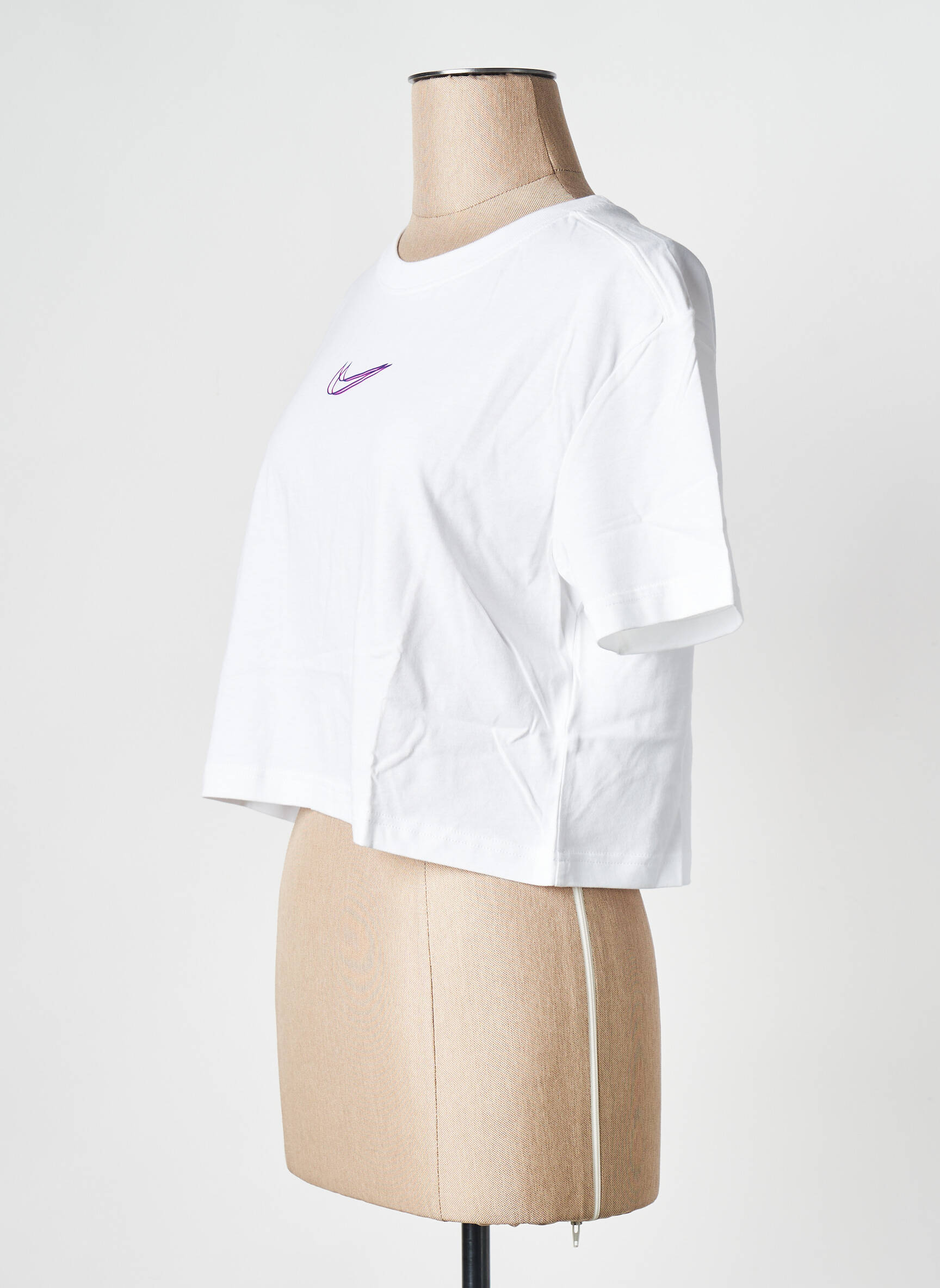 T-marškinys baltas NIKE moteris