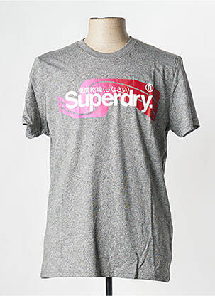 T-marškinys pilka SUPERDRY vyras