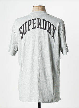 T-marškinys pilka SUPERDRY vyras