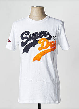 T-marškinys baltas SUPERDRY vyras
