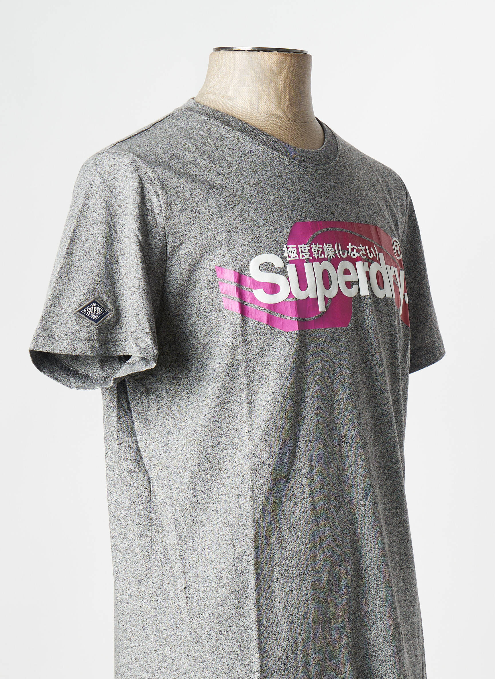 T-marškinys pilka SUPERDRY vyras