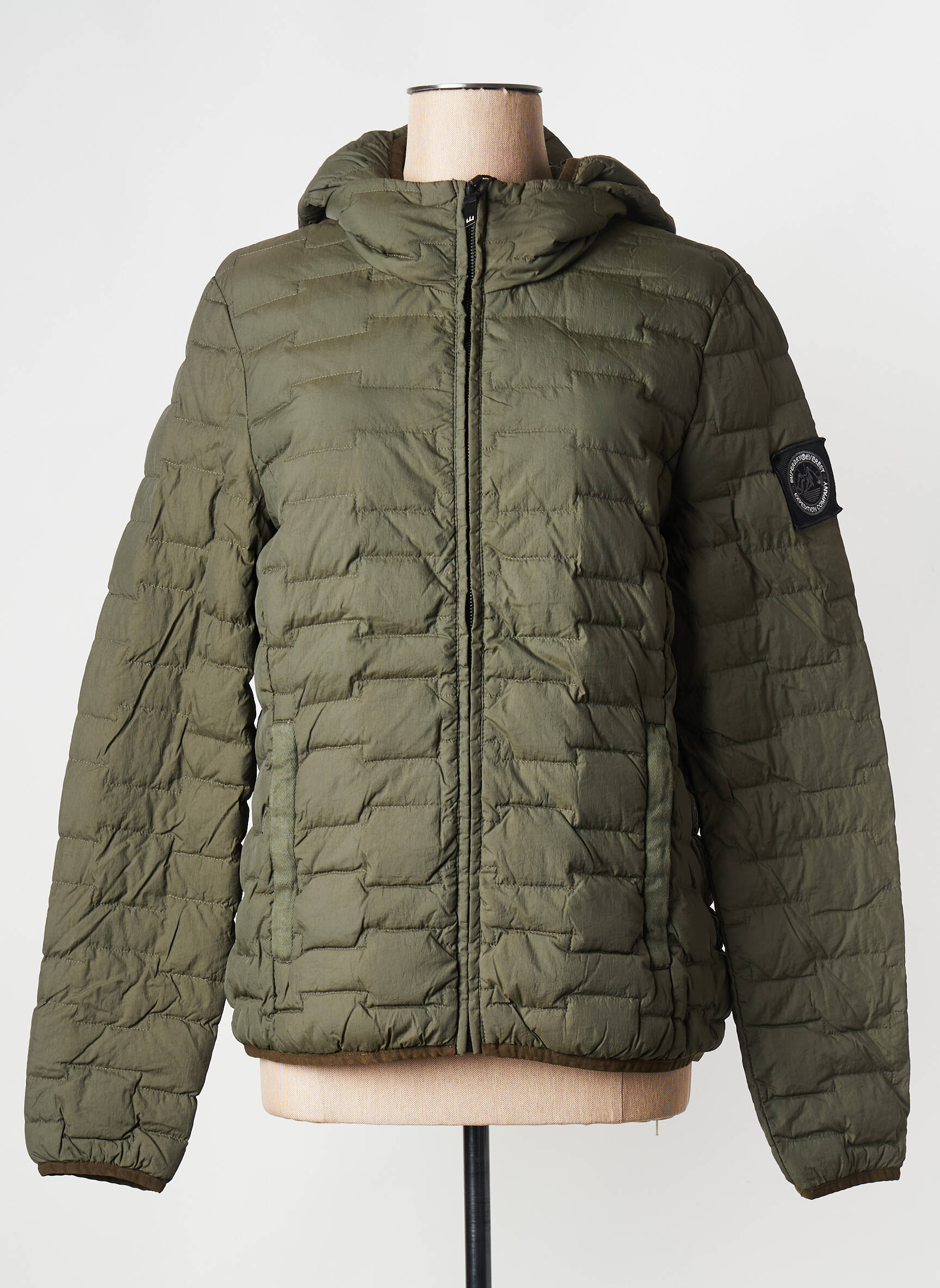 Pūkinė striukė kaki SUPERDRY moteris