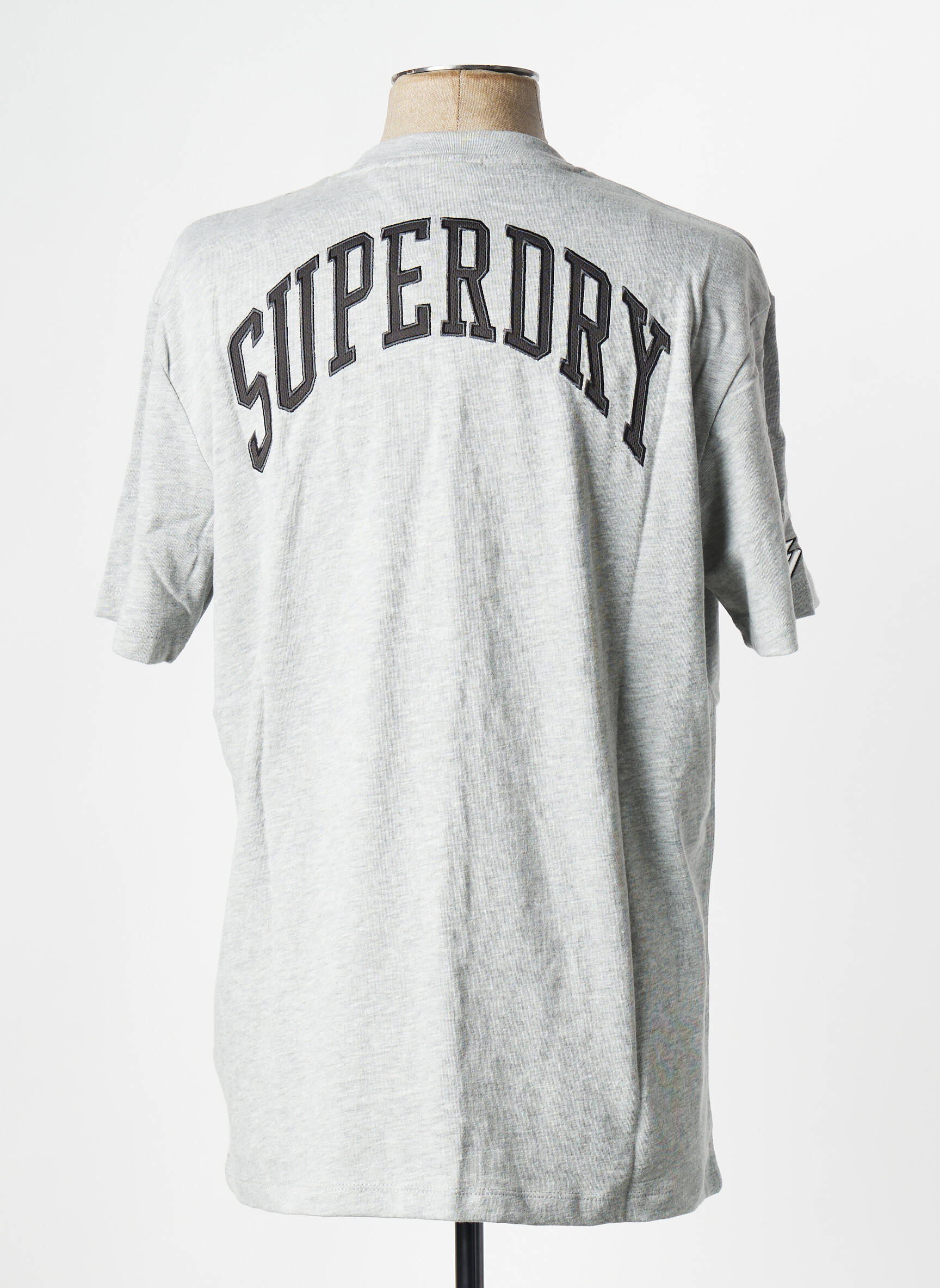 T-marškinys pilka SUPERDRY vyras
