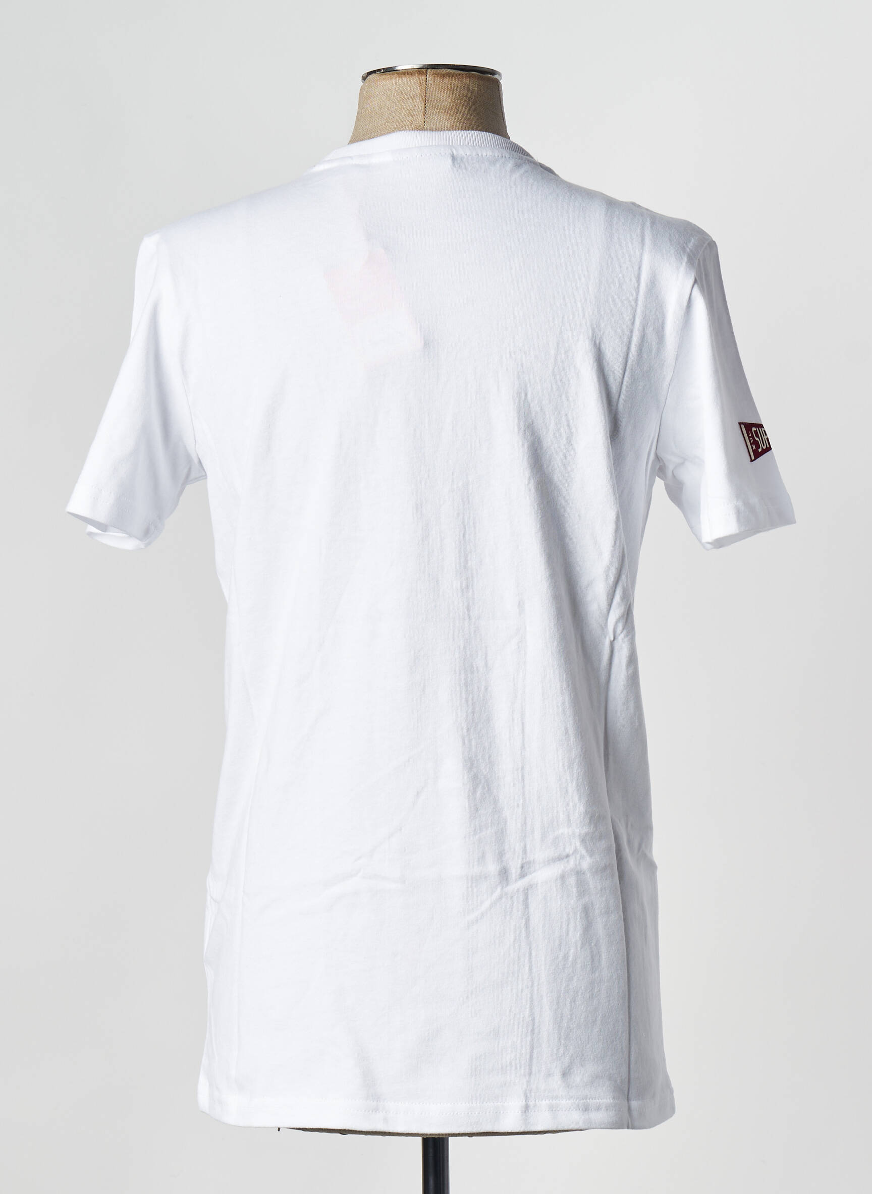T-marškinys baltas SUPERDRY vyras