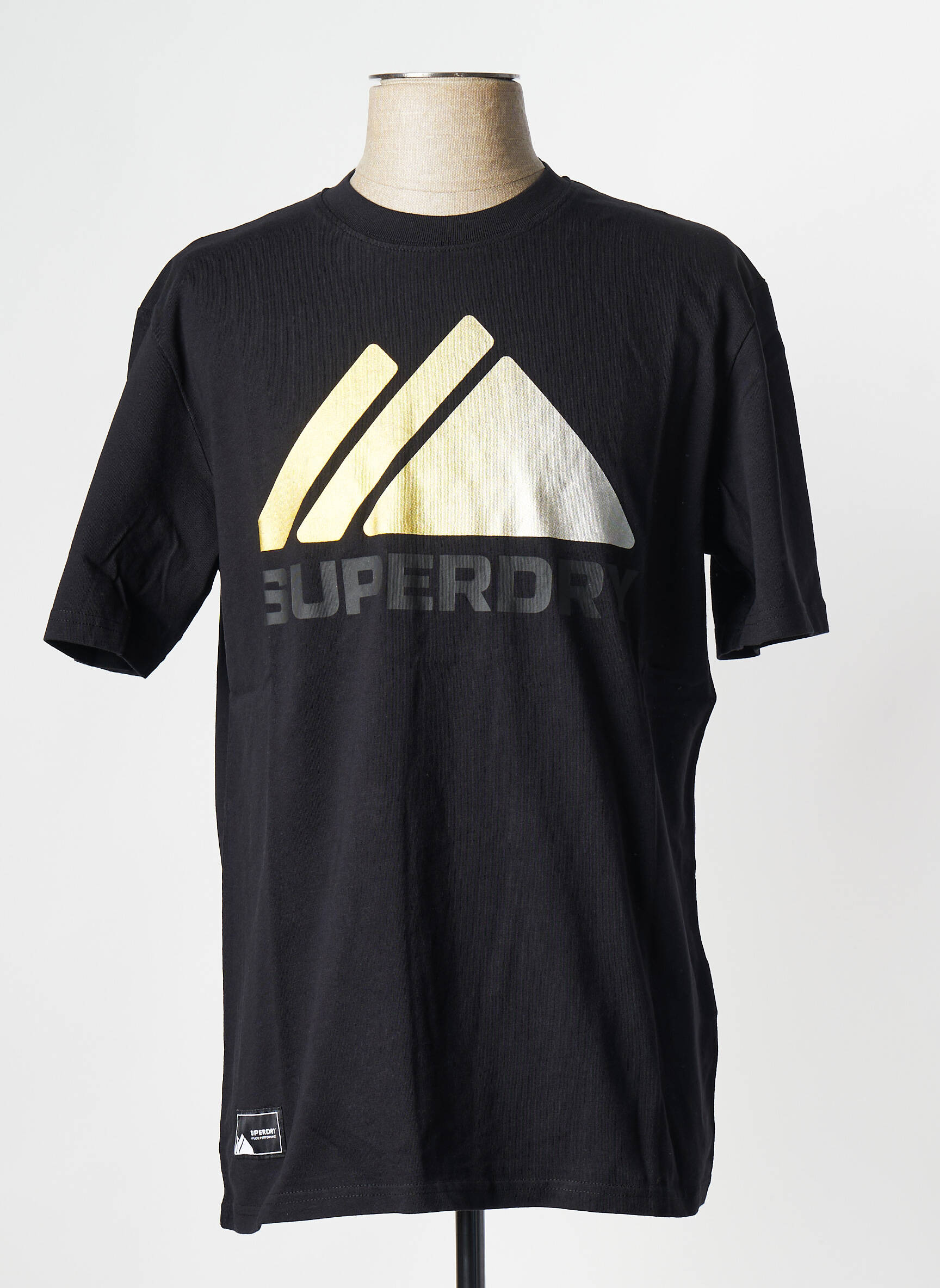 T-marškinys juodas SUPERDRY vyras