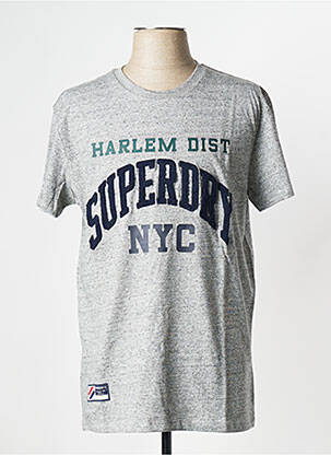 T-marškinys pilka SUPERDRY vyras