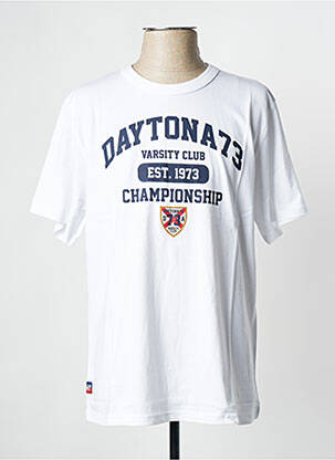 T-marškinys baltas DAYTONA vyras