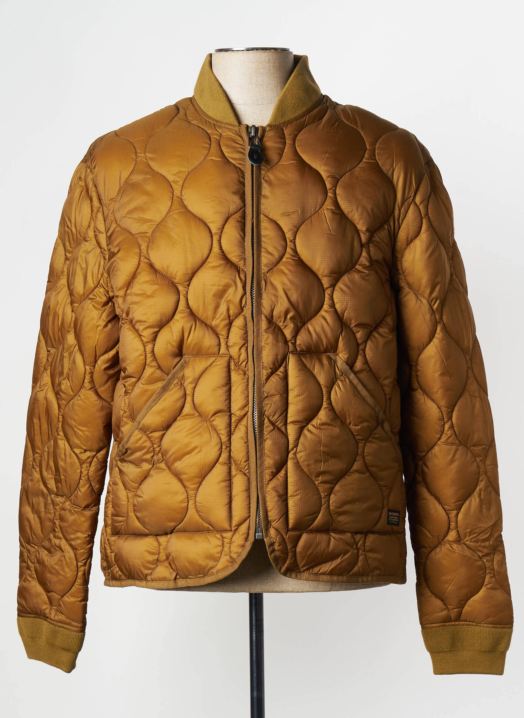 Pūkinė striukė rudas SUPERDRY vyras