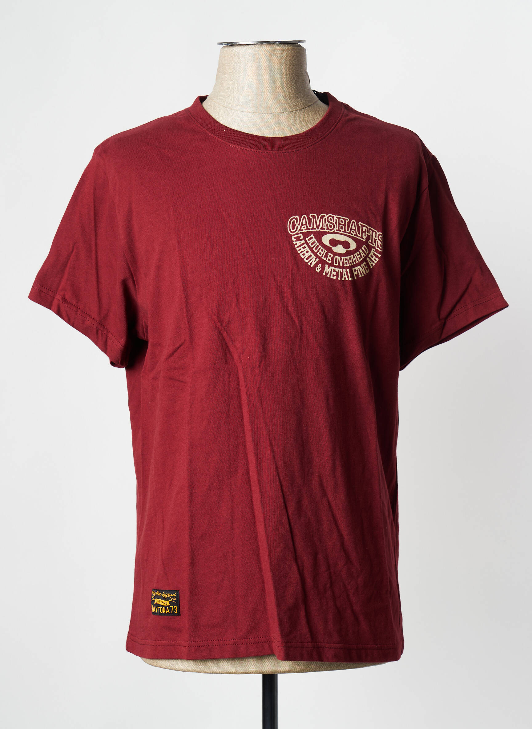 T-marškinys bordeaux DAYTONA vyras