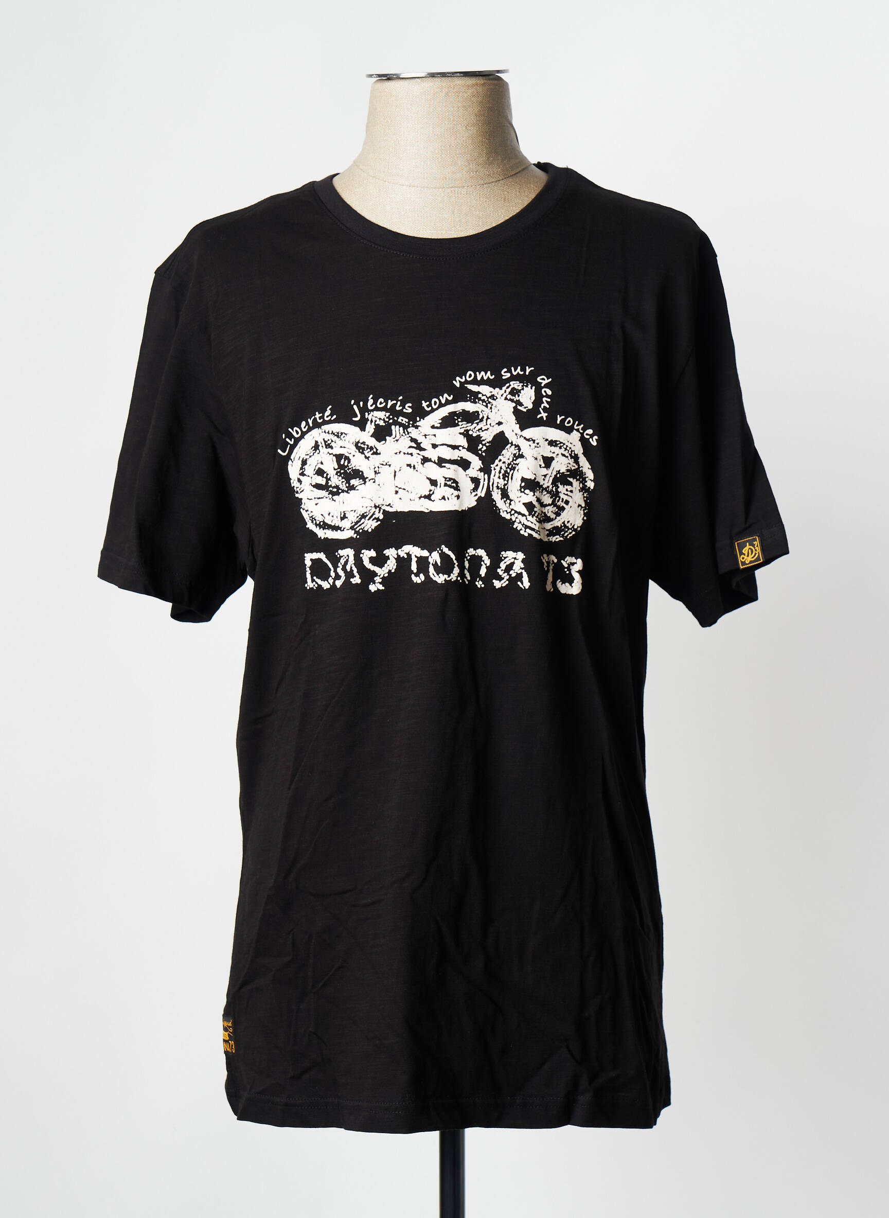 T-marškinys juodas DAYTONA vyras