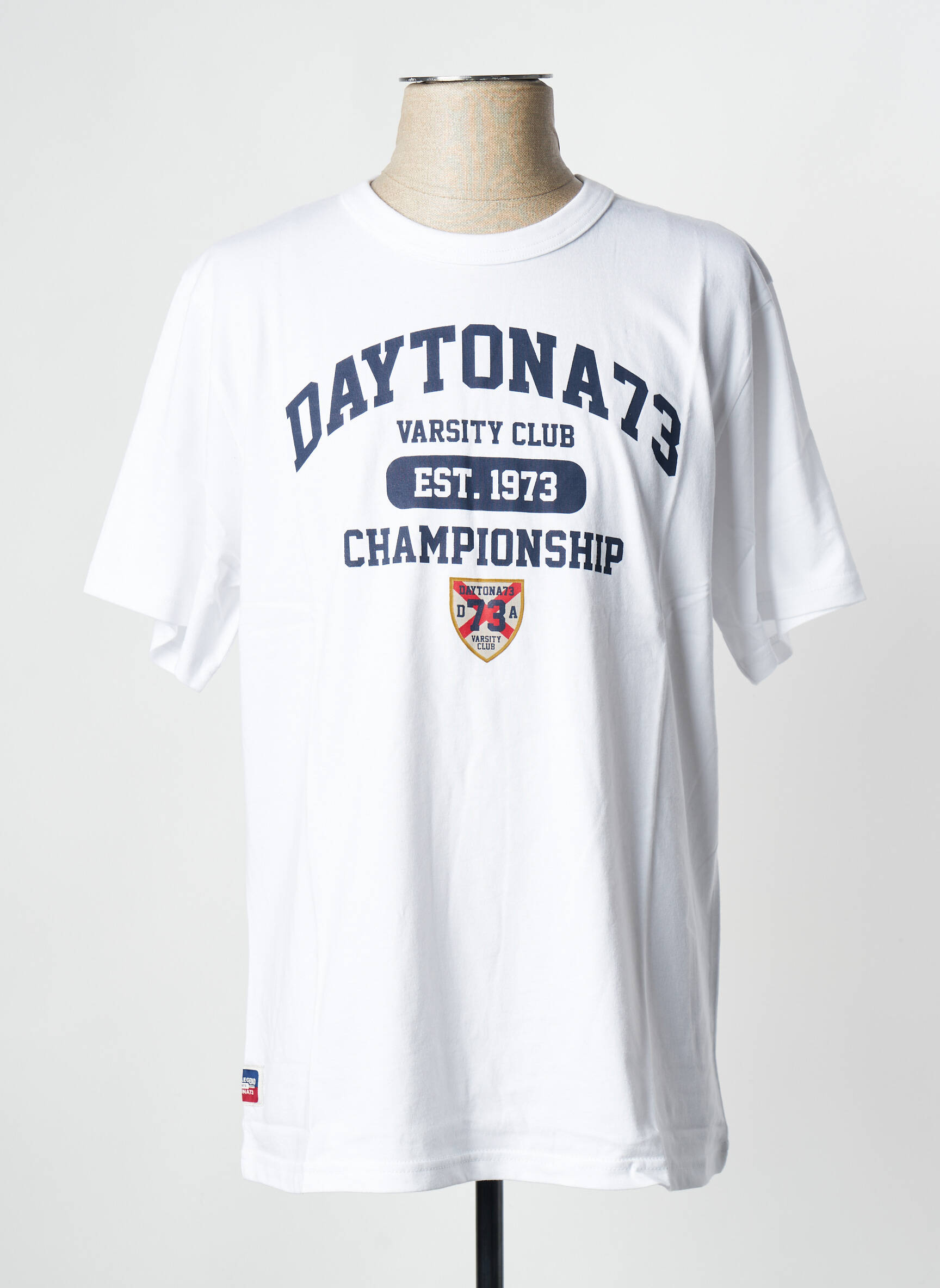 T-marškinys baltas DAYTONA vyras