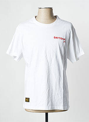 T-marškinys baltas DAYTONA vyras