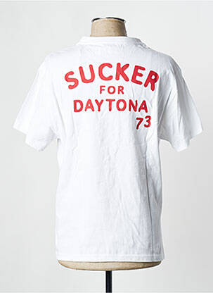 T-marškinys baltas DAYTONA vyras